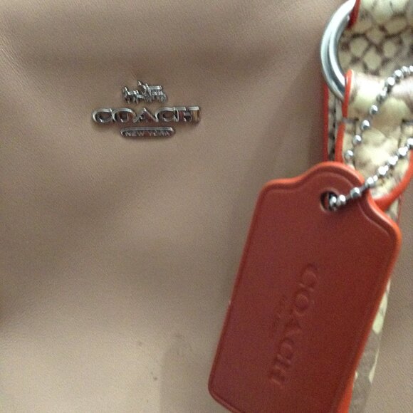 Coach Python Leather Christie Crossbody Handbag - Picture 11 of 11